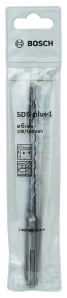 Bosch - Plus-1 Serisi, SDS-plus Kırıcı Delici Matkap Ucu 6*160 mm 2608680263