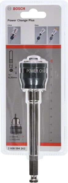 Bosch - Power Change Plus Uzatma Adaptörü 150 mm ve Ø 11 mm Şaft Girişli 2608594262