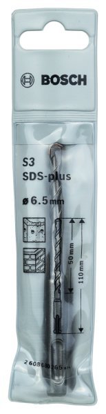 Bosch - Plus-1 Serisi, SDS-plus Kırıcı Delici Matkap Ucu 6.5*110 mm 2608680265