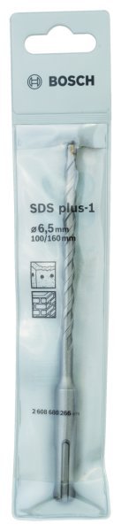 Bosch - Plus-1 Serisi, SDS-plus Kırıcı Delici Matkap Ucu 6.5*160 mm 2608680266