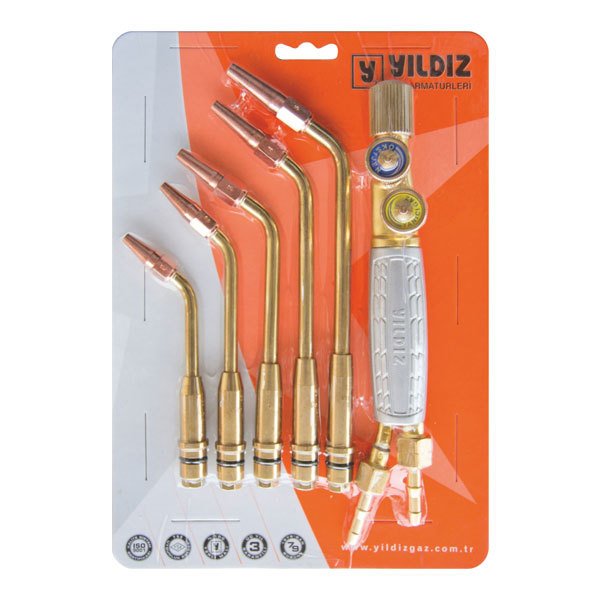 YILDIZ GAZ VA615 Vakum Ambalajlı Beşli Kaynak Hamlaç Takımı ( 2601+3611+3612+3613+3614+3615 )