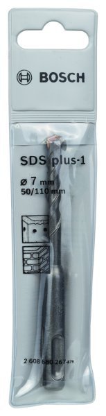 Bosch - Plus-1 Serisi, SDS-plus Kırıcı Delici Matkap Ucu 7*110 mm 2608680267