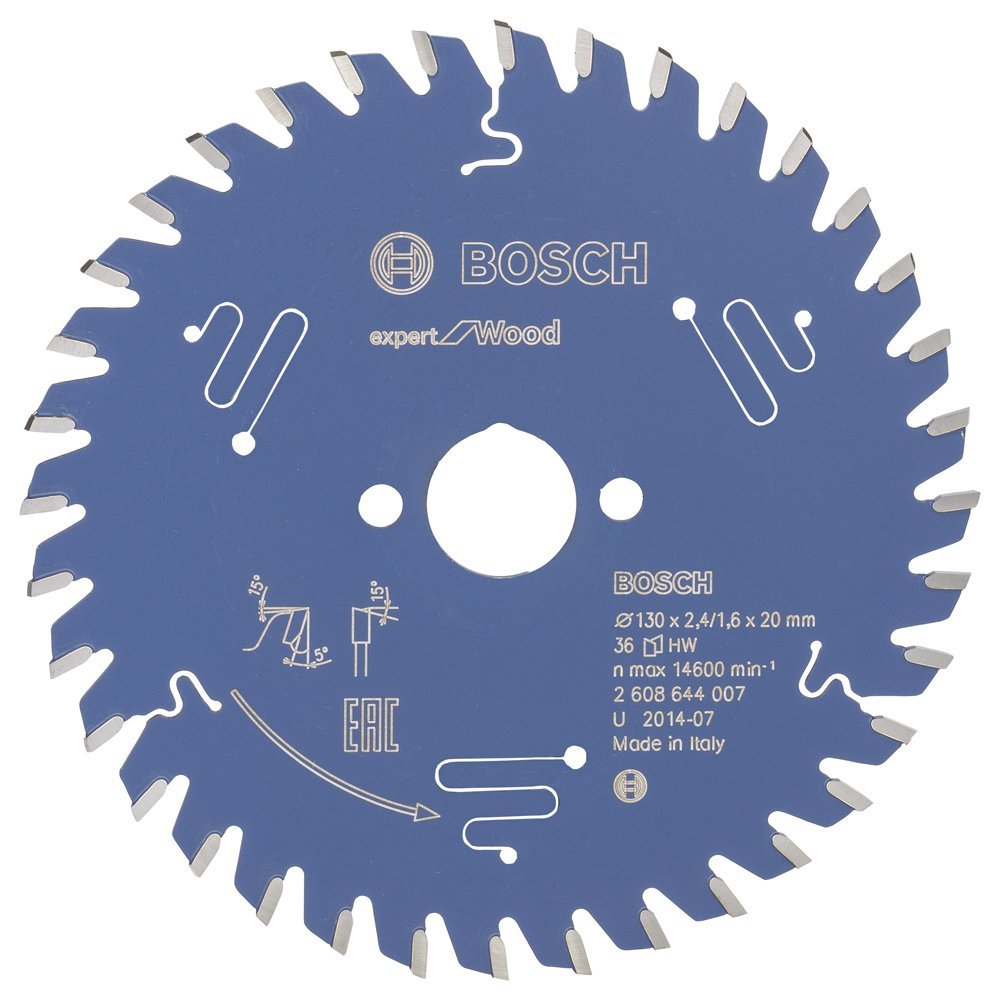 Bosch - Expert Serisi Ahşap için Daire Testere Bıçağı 130*20 mm 36 Diş 2608644007