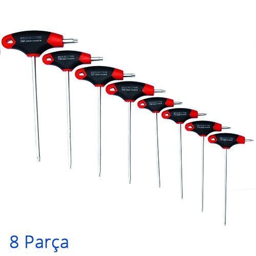 İzeltaş T Tipi Torx Allen Takımı 8 Parça
