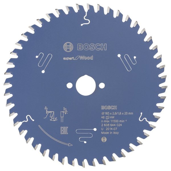 Bosch - Expert Serisi Ahşap için Daire Testere Bıçağı 165*20 mm 48 Diş 2608644024