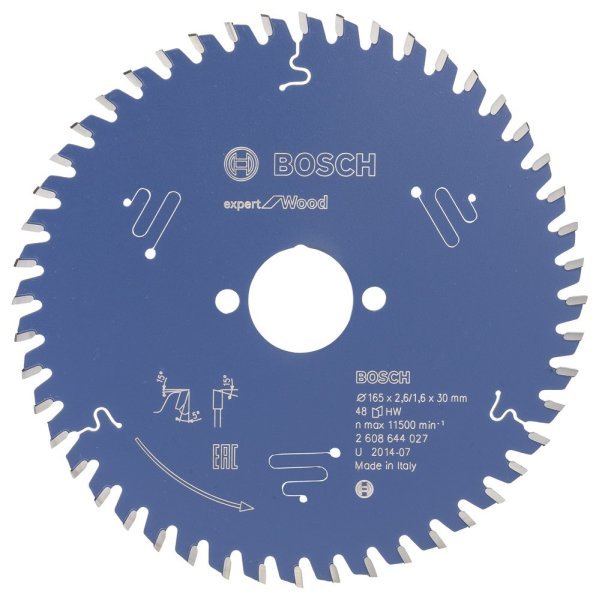 Bosch - Expert Serisi Ahşap için Daire Testere Bıçağı 165*30 mm 48 Diş 2608644027