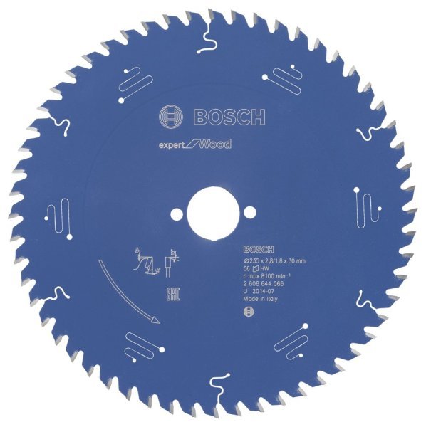 Bosch - Expert Serisi Ahşap için Daire Testere Bıçağı 235*30 mm 56 Diş 2608644066