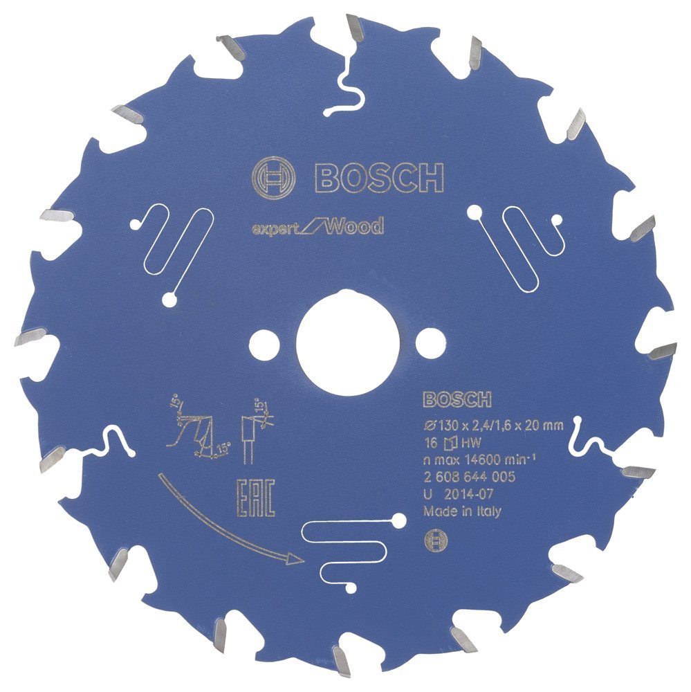 Bosch - Expert Serisi Ahşap için Daire Testere Bıçağı 130*20 mm 16 Diş 2608644005