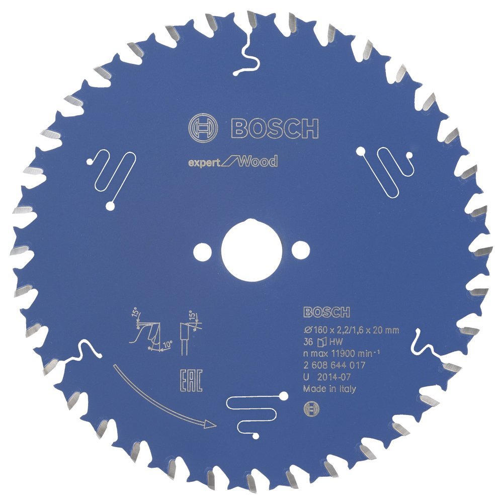 Bosch - Expert Serisi Ahşap için Daire Testere Bıçağı 160*20 mm 36 Diş 2608644017