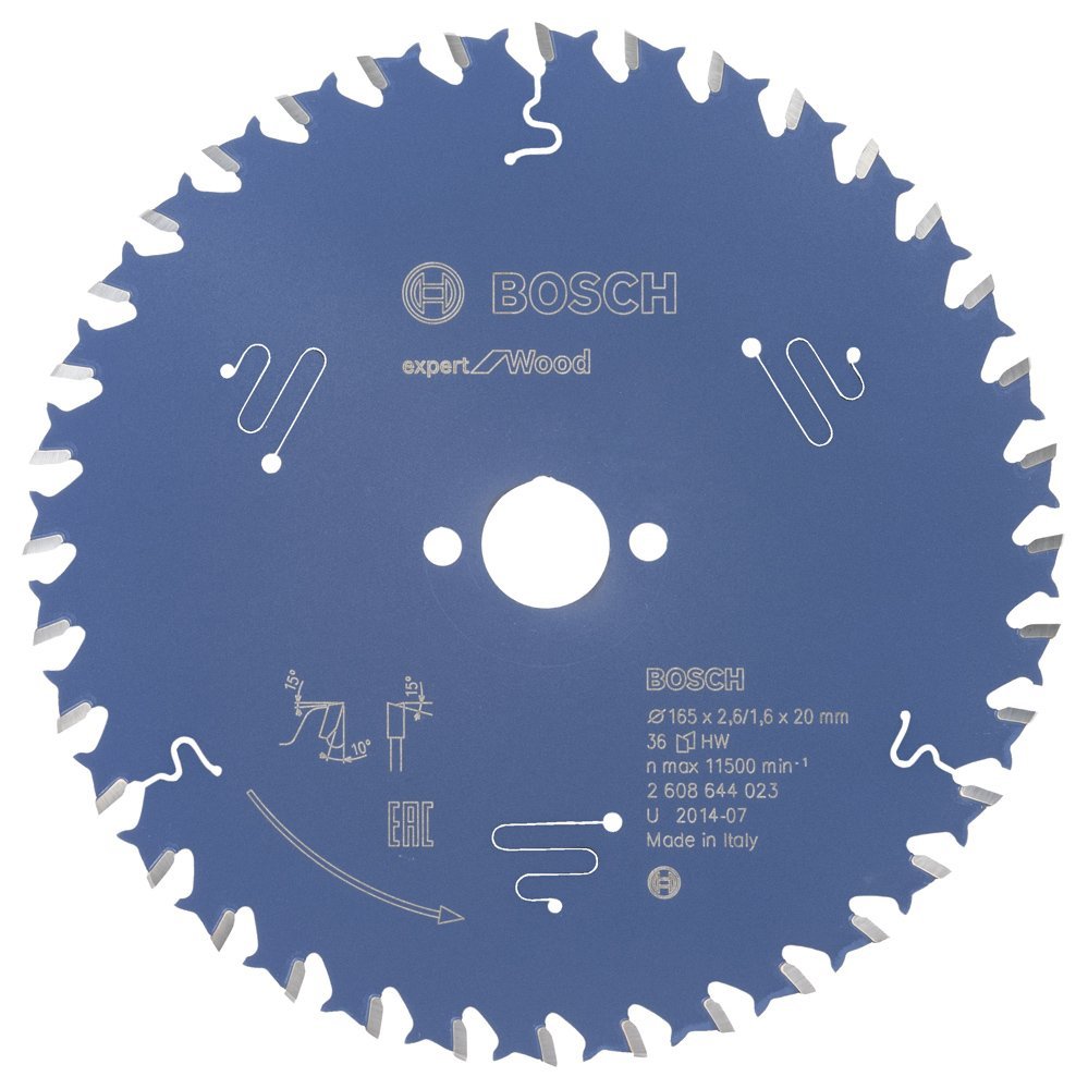 Bosch - Expert Serisi Ahşap için Daire Testere Bıçağı 165*20 mm 36 Diş 2608644023