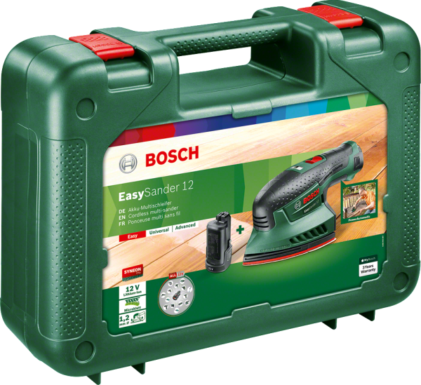 Bosch Easy Sander 12 Akülü Çok Amaçlı Zımpara 2,5 AH (Çift Akü) 0.603.976.90A