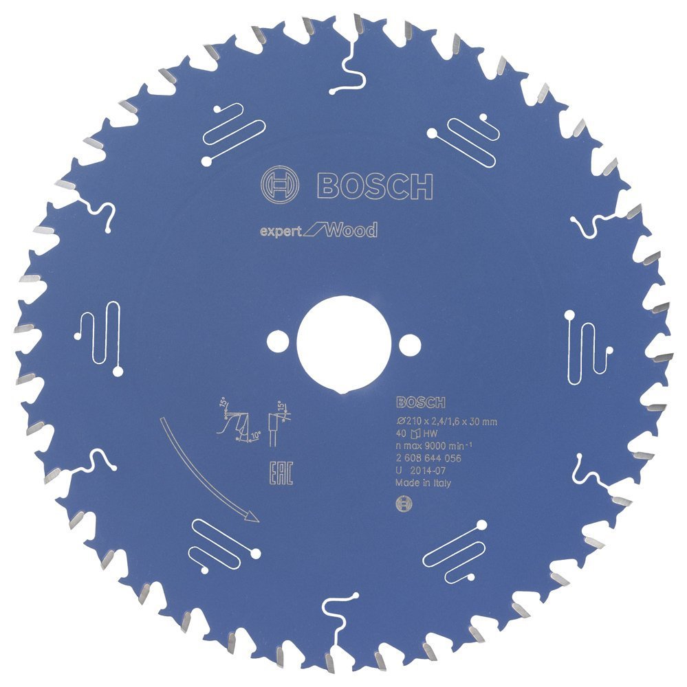 Bosch - Expert Serisi Ahşap için Daire Testere Bıçağı 210*30 mm 40 Diş 2608644056