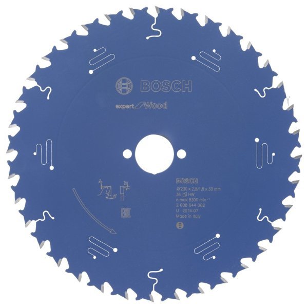Bosch - Expert Serisi Ahşap için Daire Testere Bıçağı 230*30 mm 36 Diş 2608644062