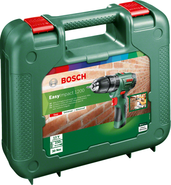 Bosch Easy Impact 1200 Darbeli Matkap 1,5 AH (Entegre Akü) 0.603.9A4.102