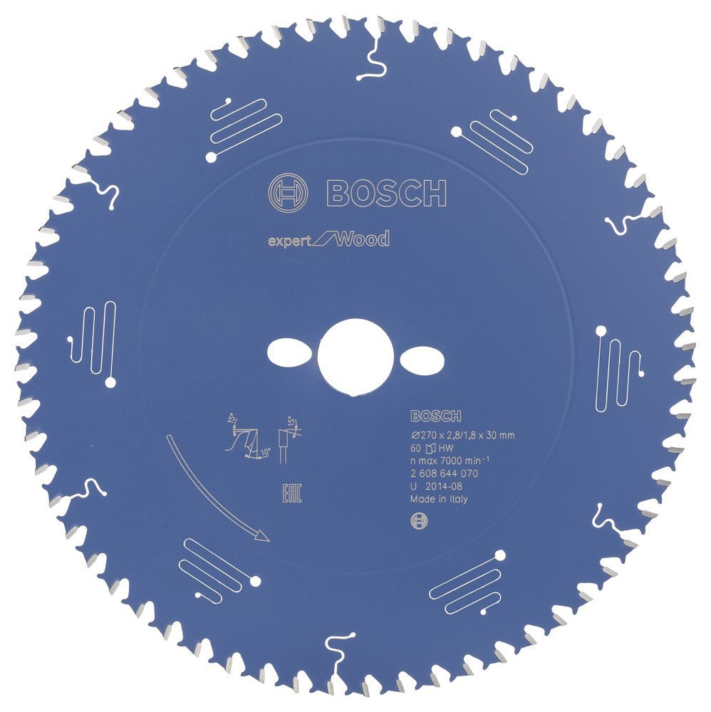 Bosch - Expert Serisi Ahşap için Daire Testere Bıçağı 270*30 mm 60 Diş 2608644070