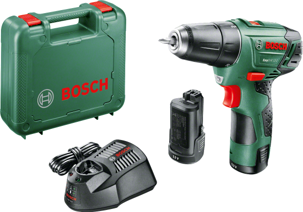 Bosch Easy Drill 12-2 Akülü Delme Vidalama Makinesi 2,5 AH (Çift Akü) 0.603.972.90X