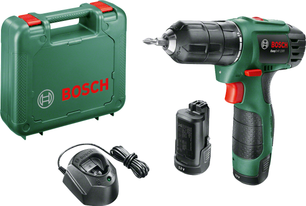 Bosch Easy Drill 1200  Akülü Delme Vidalama Makinesi 1,5 AH (Çift Akü) 0.603.9A2.10B