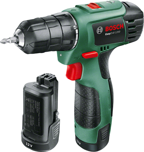 Bosch Easy Drill 1200  Akülü Delme Vidalama Makinesi 1,5 AH (Çift Akü) 0.603.9A2.10B