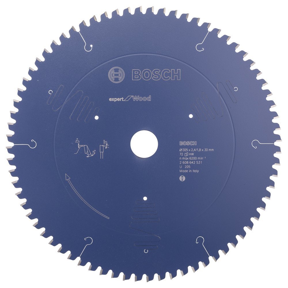 Bosch - Expert Serisi Ahşap için Daire Testere Bıçağı 305*30 mm 72 Diş 2608642531