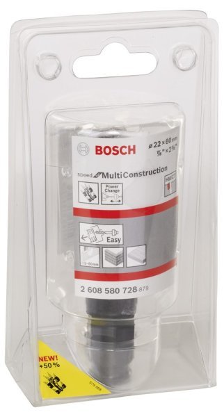 Bosch - Speed Serisi Çoklu Malzeme için Delik Açma Testeresi (Panç) 22 mm 2608580728
