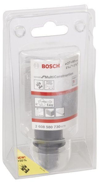 Bosch - Speed Serisi Çoklu Malzeme için Delik Açma Testeresi (Panç) 27 mm 2608580730