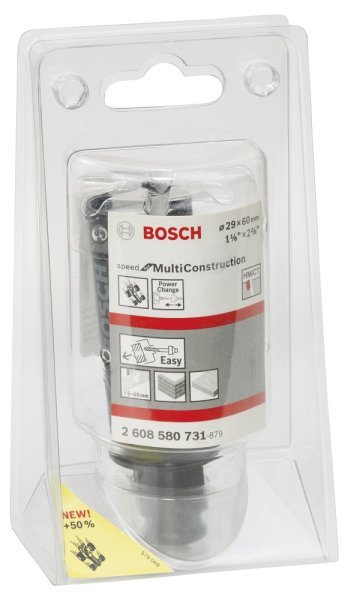 Bosch - Speed Serisi Çoklu Malzeme için Delik Açma Testeresi (Panç) 29 mm 2608580731