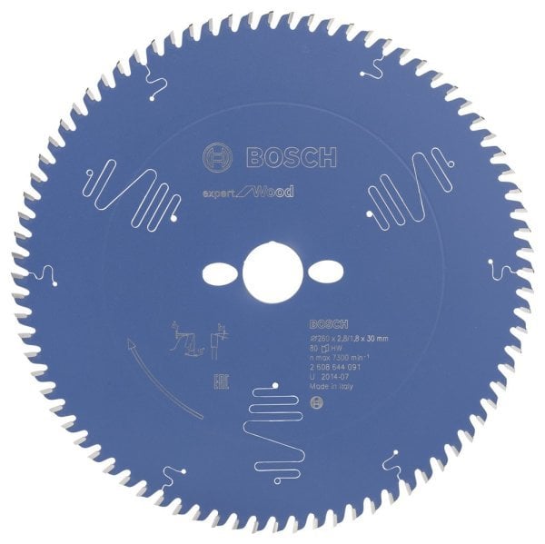 Bosch - Expert Serisi Ahşap için Daire Testere Bıçağı 260*30 mm 80 Diş 2608644091
