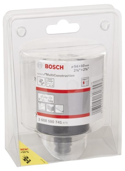 Bosch - Speed Serisi Çoklu Malzeme için Delik Açma Testeresi (Panç) 54 mm 2608580741