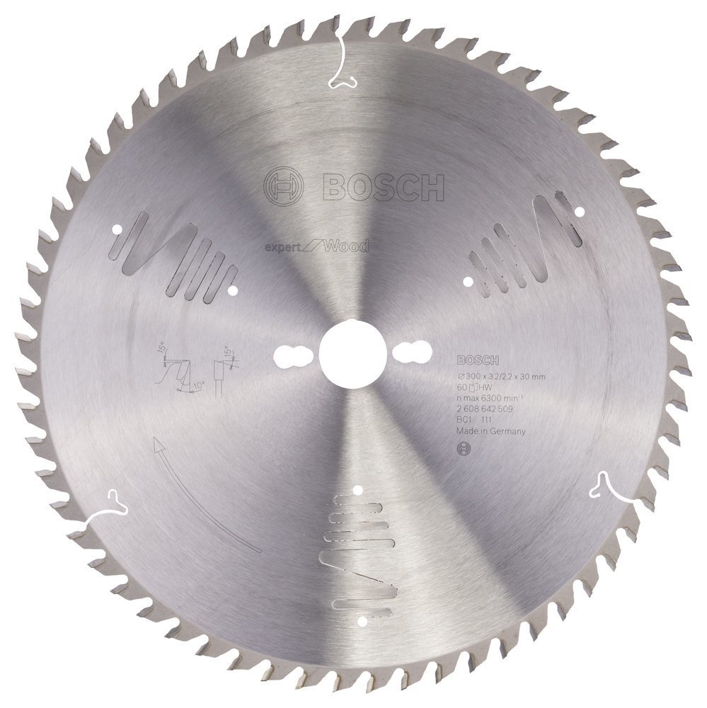 Bosch - Expert Serisi Ahşap için Daire Testere Bıçağı 300*30 mm 60 Diş 2608642509