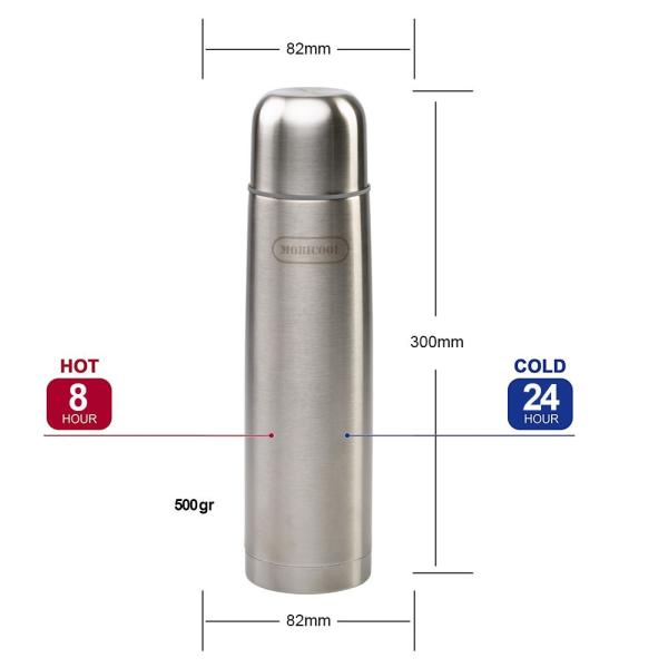 Mobicool MDA100 1 Litre Vakumlu Çift Yalıtımlı Paslanmaz Çelik Termos