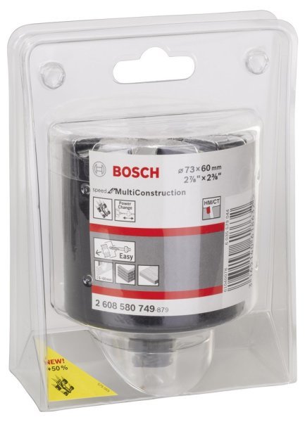 Bosch - Speed Serisi Çoklu Malzeme için Delik Açma Testeresi (Panç) 73 mm 2608580749