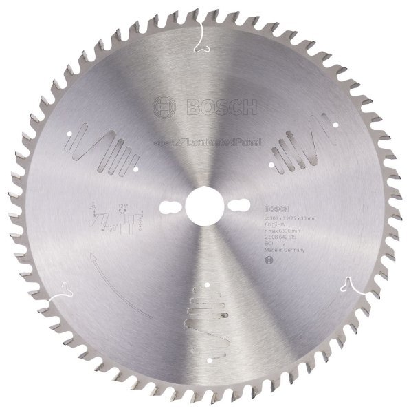 Bosch - Expert Serisi Lamine Panel için Daire Testere Bıçağı 303*30 mm 60 Diş 2608642515