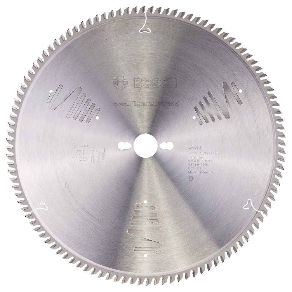 Bosch - Expert Serisi Lamine Panel için Daire Testere Bıçağı 350*30 mm 108 Diş 2608642518