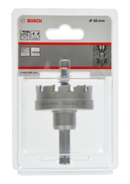 Bosch - Endurance Serisi Ağır Metaller için TCT Delik Açma Testeresi (Panç) 48 mm 2608594150