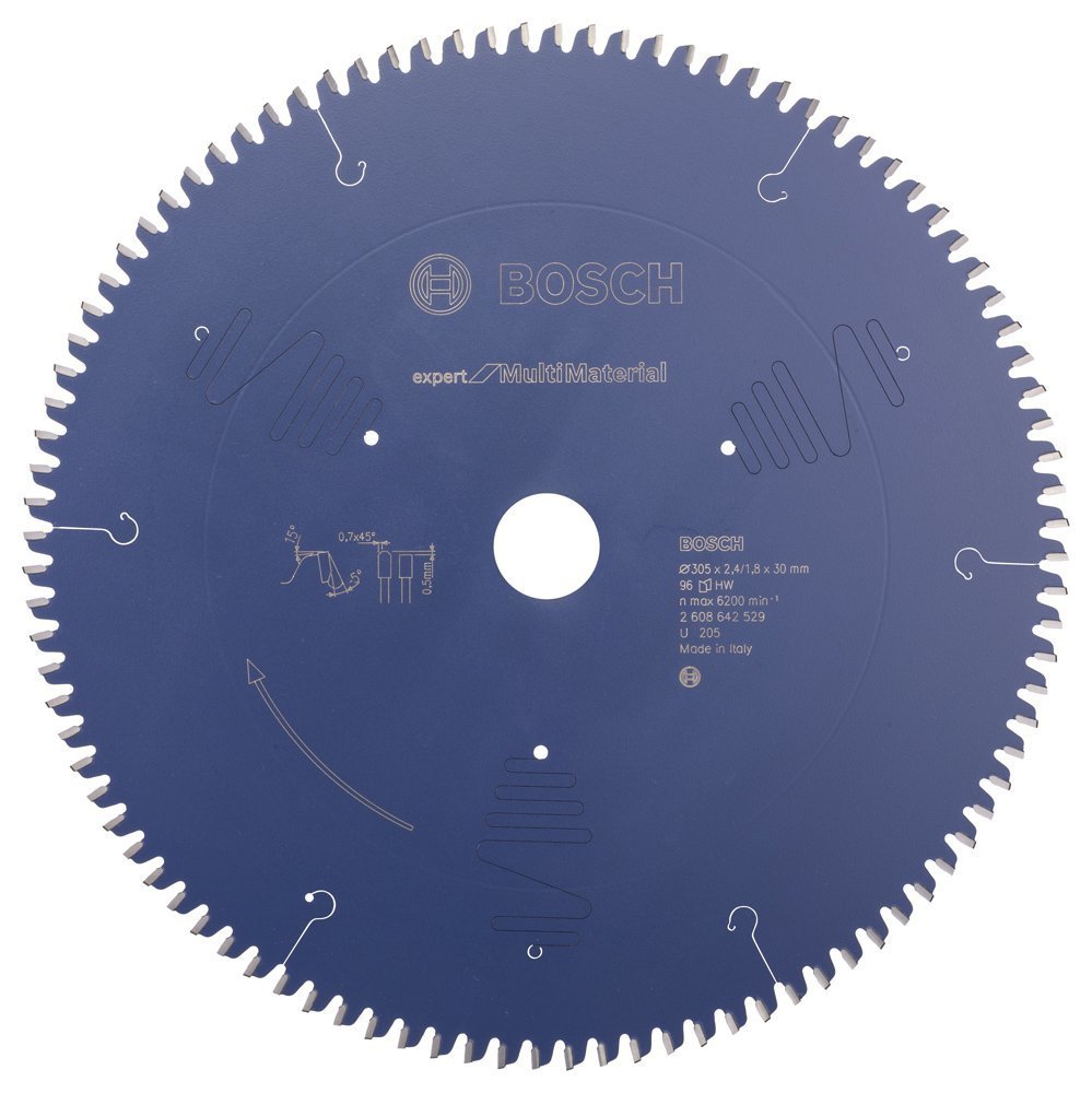 Bosch - Expert Serisi Çoklu Malzeme için Daire Testere Bıçağı 305*30 mm 96 Diş 2608642529