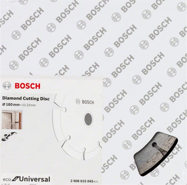 Bosch - Ekonomik Seri 9+1 Genel Yapı Malzemeleri İçin Elmas Kesme Diski 180 mm 2608615043