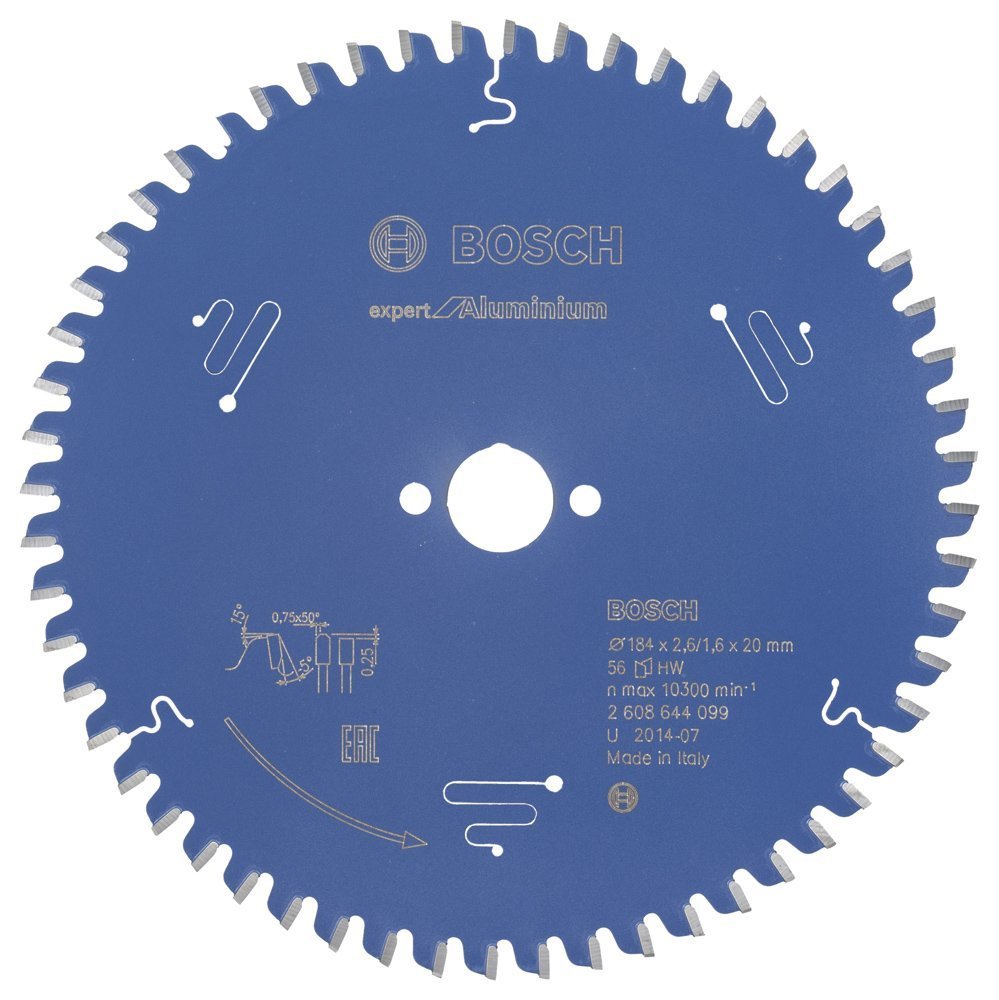 Bosch - Expert Serisi Alüminyum için Daire Testere Bıçağı 184*20 mm 56 Diş 2608644099