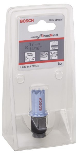 Bosch - Special Serisi Metal Ve Inox Malzemeler için Delik Açma Testeresi (Panç) 17 mm 2608584779
