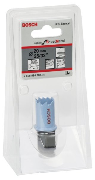 Bosch - Special Serisi Metal Ve Inox Malzemeler için Delik Açma Testeresi (Panç) 20 mm 2608584781