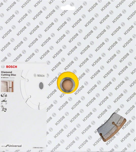 Bosch - Ekonomik Seri Genel Yapı Malzemeleri İçin Elmas Kesme Diski 300 mm 2608615033