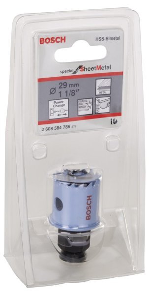 Bosch - Special Serisi Metal Ve Inox Malzemeler için Delik Açma Testeresi (Panç) 29 mm 2608584786