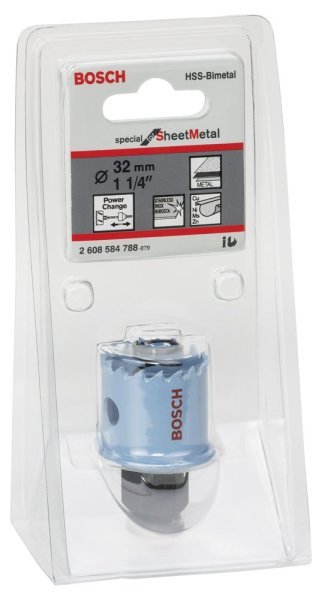 Bosch - Special Serisi Metal Ve Inox Malzemeler için Delik Açma Testeresi (Panç) 32 mm 2608584788