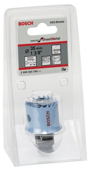 Bosch - Special Serisi Metal Ve Inox Malzemeler için Delik Açma Testeresi (Panç) 35 mm 2608584790