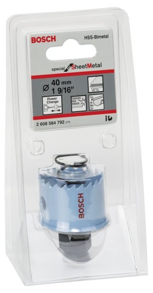 Bosch - Special Serisi Metal Ve Inox Malzemeler için Delik Açma Testeresi (Panç) 40 mm 2608584792
