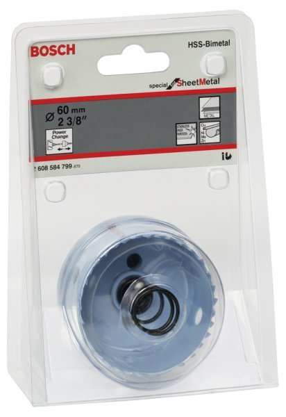 Bosch - Special Serisi Metal Ve Inox Malzemeler için Delik Açma Testeresi (Panç) 60 mm 2608584799