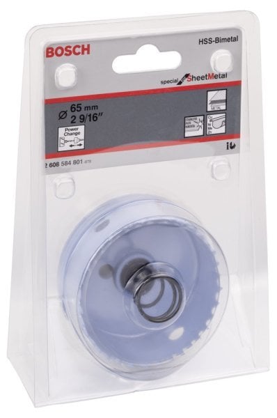 Bosch - Special Serisi Metal Ve Inox Malzemeler için Delik Açma Testeresi (Panç) 65 mm 2608584801