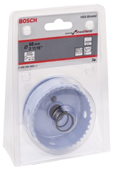 Bosch - Special Serisi Metal Ve Inox Malzemeler için Delik Açma Testeresi (Panç) 68 mm 2608584803