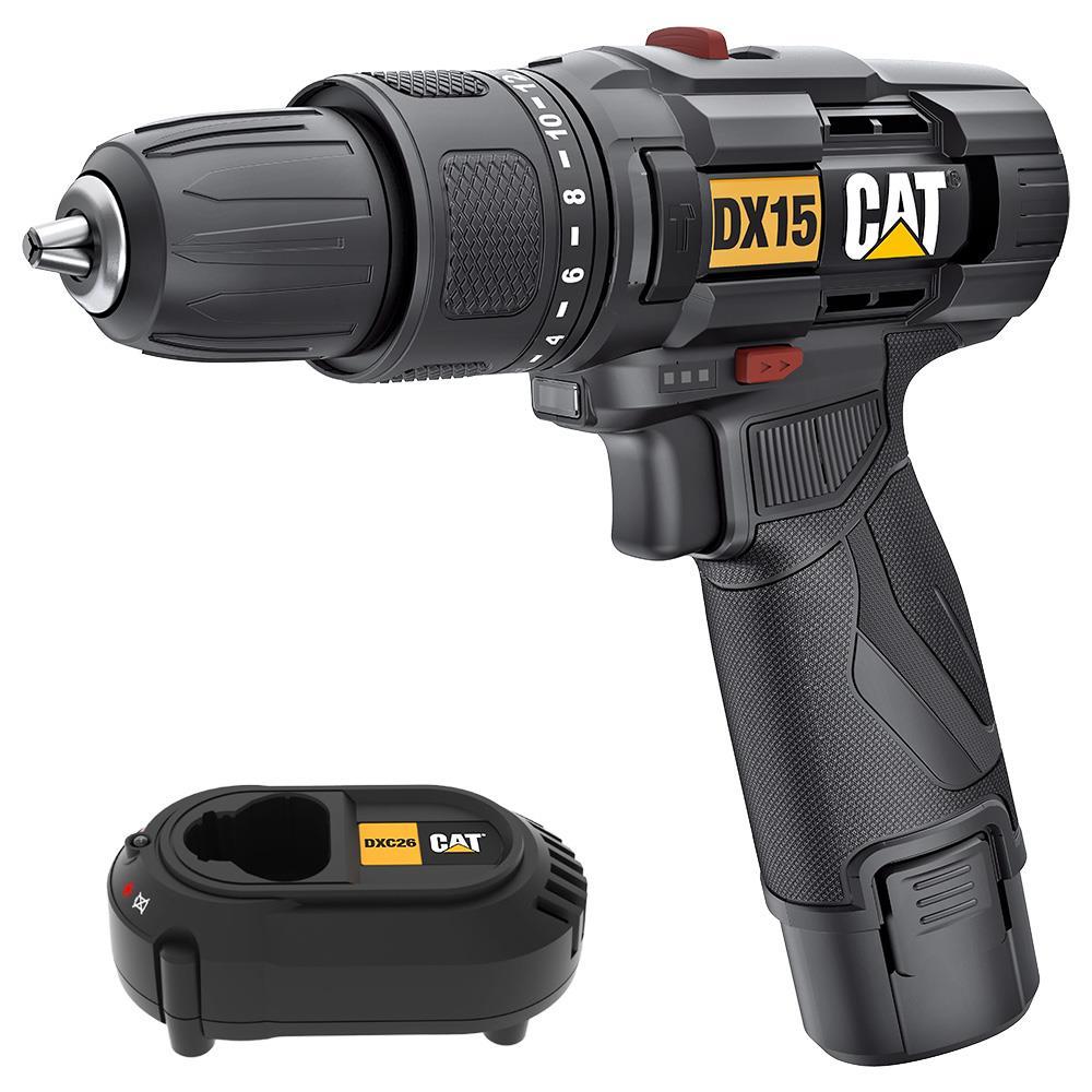 CAT DX15 12Volt/2.0Ah Li-ion Profesyonel Şarjlı Darbeli Matkap