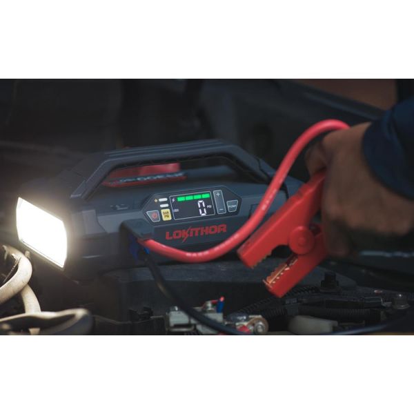 LOKITHOR JA302 12V 2500Amp Li-Polimer Akıllı Akü Takviye + Pompa + Powerbank + Led Lamba