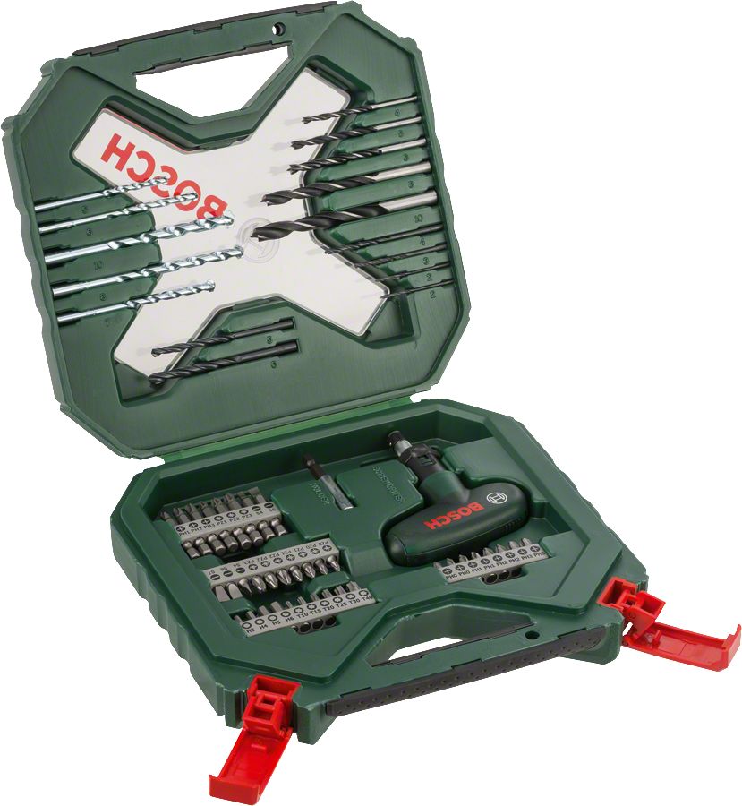 Bosch - X-Line 54 Parça Cırcır El Tornavidalı Karışık Aksesuar Seti 2607010610